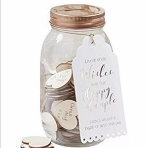 Ginger Ray Wishing Jar Guest Book - Lot of 2 - NEW